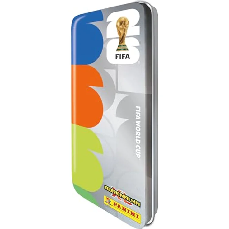 Panini FIFA World Cup 2026 Adrenalyn XL, Pencil Tin mit 32 Sammelkarten und limitierter Trophy Karte – Bild 5