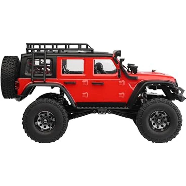 DF Models DF-4XS Crawler – 1:24XL-RTR Ferngesteuertes Auto, Spielzeugtruck mit LED-Beleuchtung, Metallrahmen-Chassis und lange Fahrzeit – Bild 4