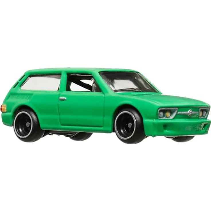 Hot Wheels Car Culture VW Brasilia T9678 HRV82, Modellfahrzeug im Maßstab 1:64 mit Metall-/Metallkörper und Real Riders-Reifen – Bild 2