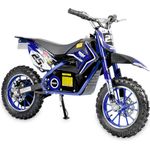 Hecht Elektro-Kindermotorrad Pocketbike 500W, bis 25 km/h, 36V 8Ah Akku, Belastbarkeit 75 kg, Scheibenbremsen, in Grün und Blau