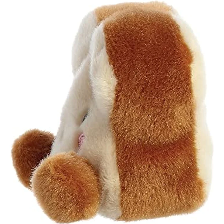 Aurora World Aurora, 33574, Palm Pals Buttery Toast, 13cm, Eco-Friendly Plüschtier, Braun – Bild 5
