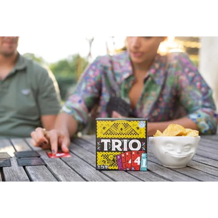 Cocktail games Trio (Französisch), Kartenspiel zum Zahlenraten, strategisches Spiel für 2-3 Spieler – Bild 9