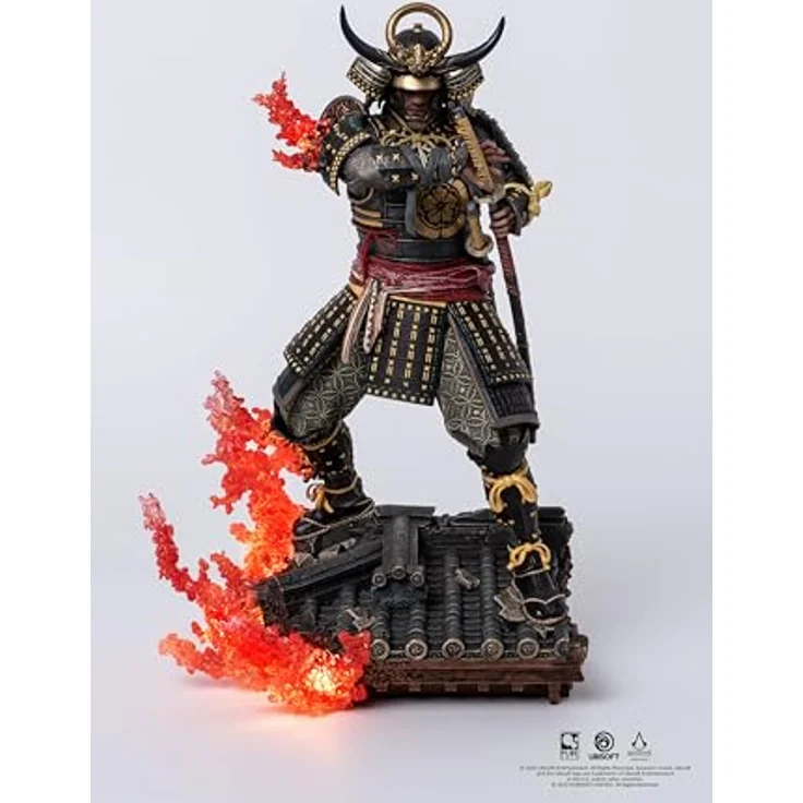 Purearts Assassin's Creed Shadows - Animus Yasuke 1/8 Scale Statue, detailreiche PVC Figur, ca. 28 cm, in bedruckter Box – Bild 15