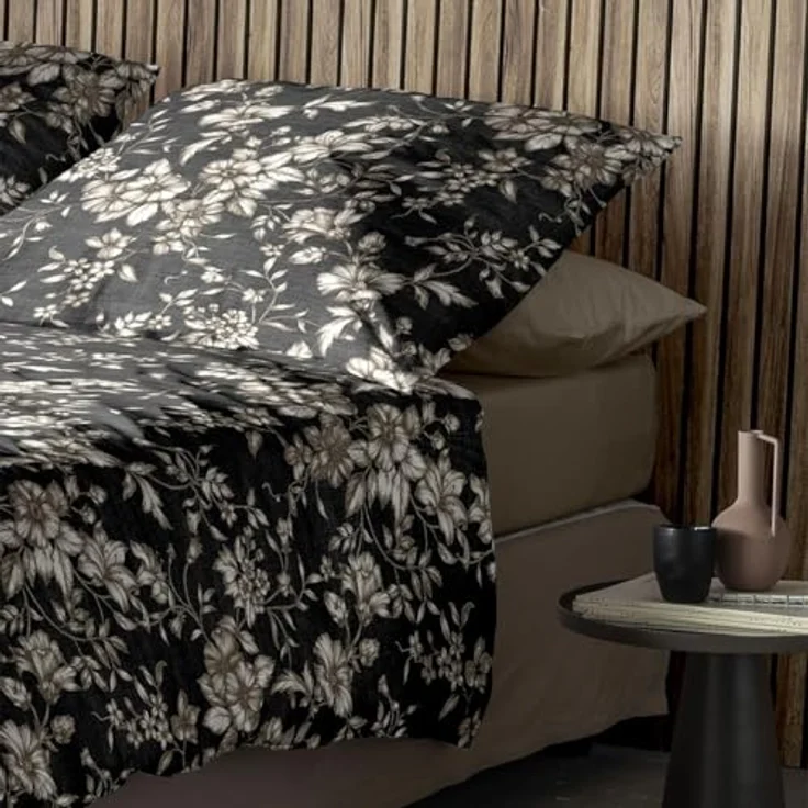 Irisette Flausch-Cotton Bettwäsche Zobel 8558 grau, kuschelig weich & mit Qualitätsreißverschluss – Bild 3