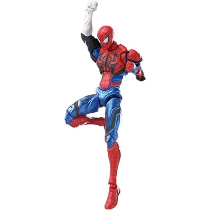 Blokees Marvel Rivals Spider-Man Modellbausatz, 15-16 cm, Artikuliert, Mehrfarbig, inkl. Sockel – Bild 6