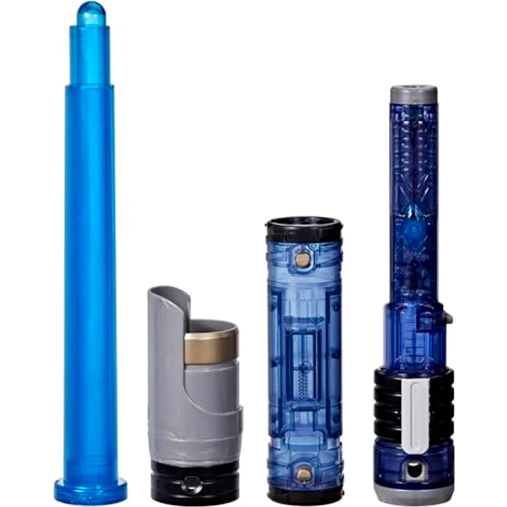 Star Wars Lightsaber Forge Kyber Core Ezra Bridger, individualisierbares elektronisches Lichtschwert mit leuchtender blauer Klinge und Kyberkristall-Effekt – Bild 3
