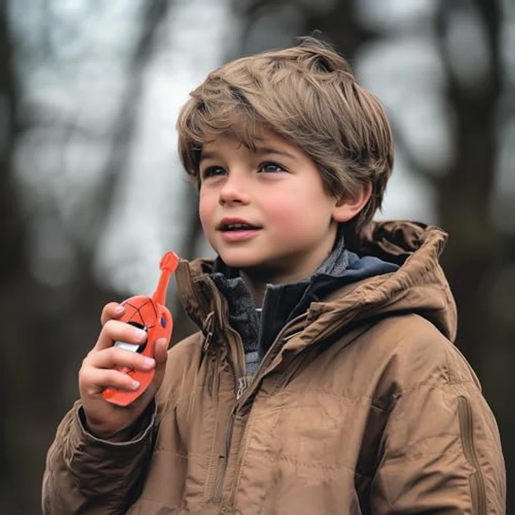 Lexibook Spider-Man Walkie Talkies, 2 Kanäle für Kinder, rot – Bild 5