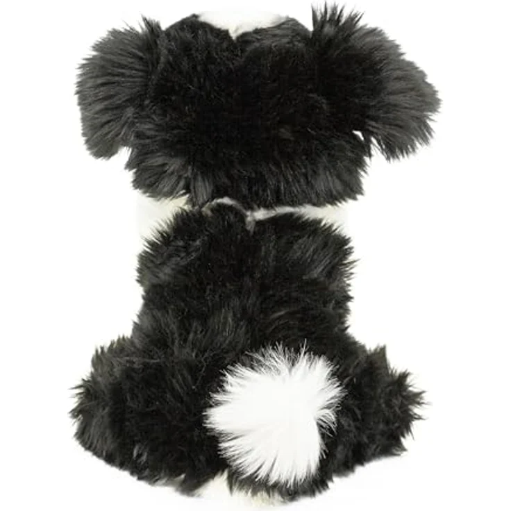 Teddys Rothenburg Kuscheltier Hund Border Collie 30 cm sitzend schwarz/weiß Plüschhund - Preisvergleich – Bild 4