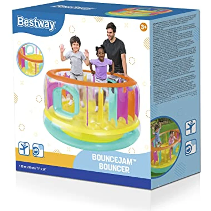 Bestway Marcus, Planschbecken mit 180 cm Durchmesser, mehrfarbig, für Kinder ab 3 Jahren – Bild 3