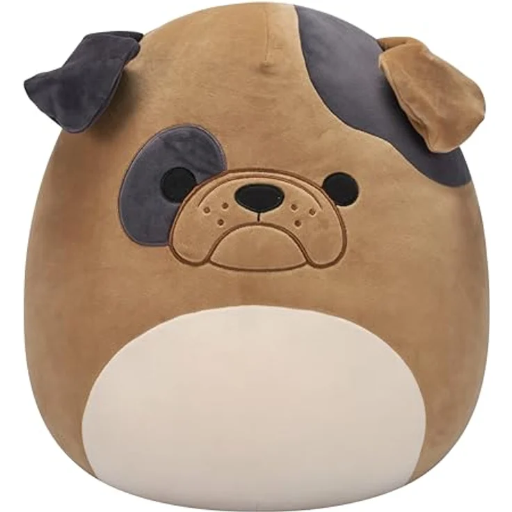 Squishmallows SQCR08613 Loafer die Bulldogge, 40 cm, superweiches Kuscheltier, offizielles Jazwares Plüsch – Bild 1