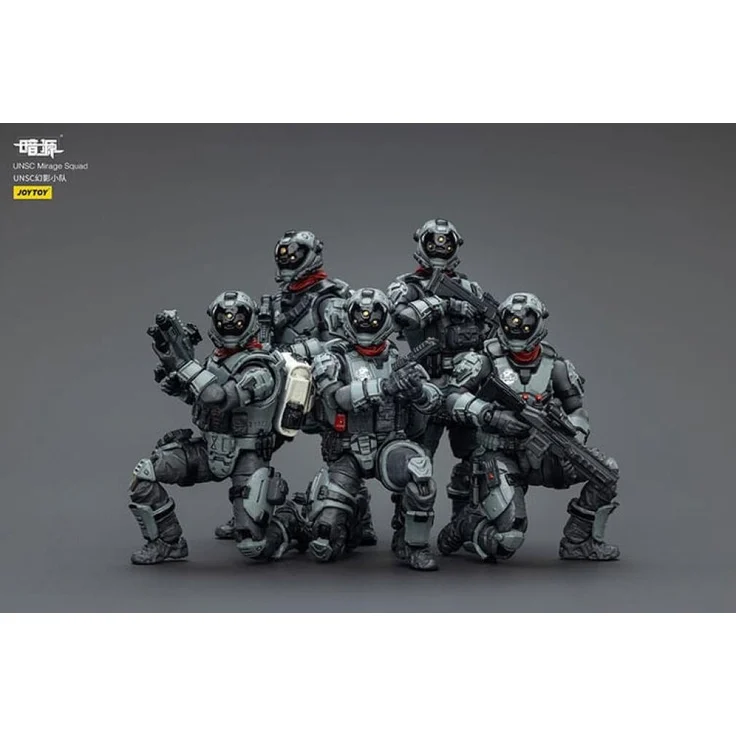 Joy Toy Dark Source Actionfigur UNSC Mirage Squad, detailreiche 7 cm Sammelfigur mit Zubehör, mehrfarbig