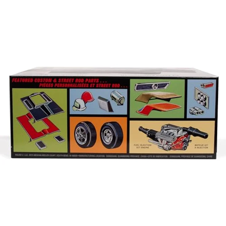 AMT 1/25 1963 Chevy Corvette Convertible, Plastikmodellbausatz, unbehandelt – Bild 3