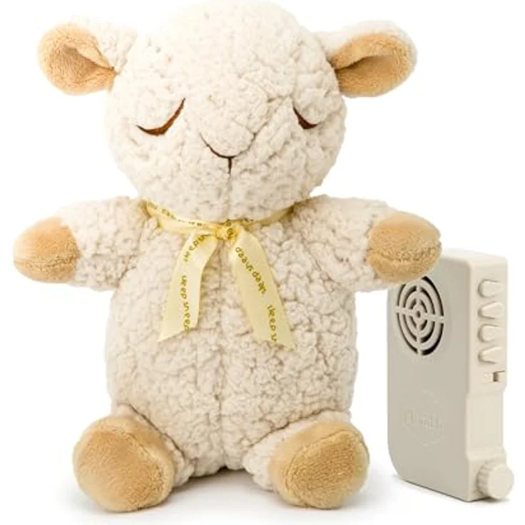 Cloud b Beruhigende Klangmaschine | Kuscheliges Plüschtier | 4 Geräusche und 4 Schlaflieder | Automatische Abschaltung | Sleep Sheep – Bild 5