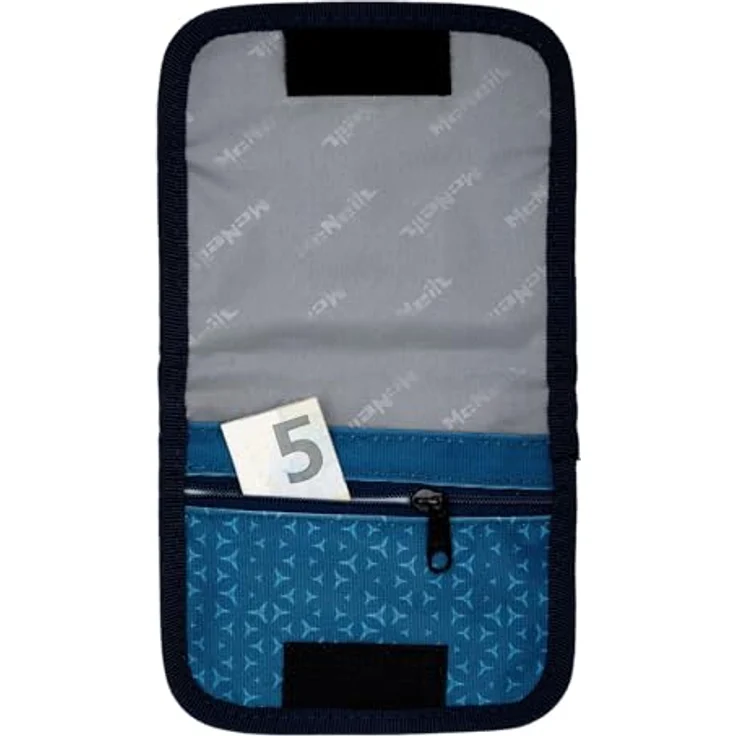McNeill Brustbeutel Tetra, Kinder-Brustbeutel für Kleingeld und wichtige Dokumente, blau – Bild 4