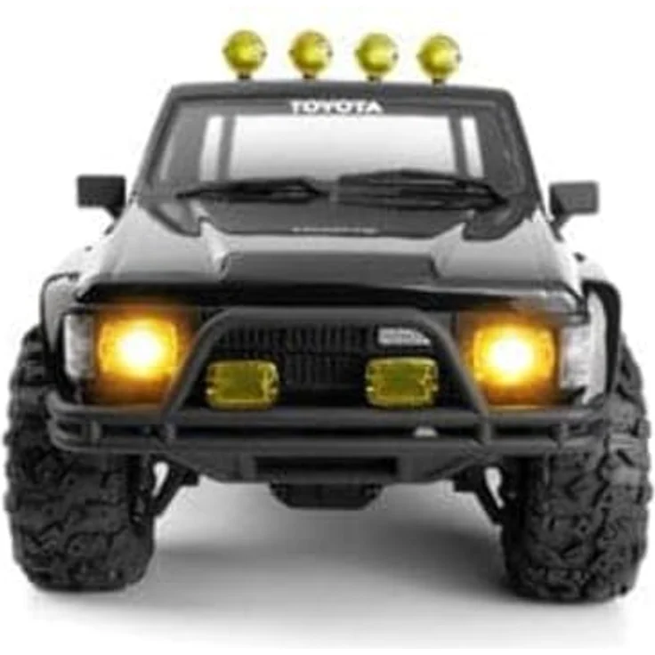 HPI Venture18 1985 Toyota Hilux SR5, 1:18 RTR Off-Road Truck mit 4WD und 2-Gang-Getriebe, schwarz – Bild 2