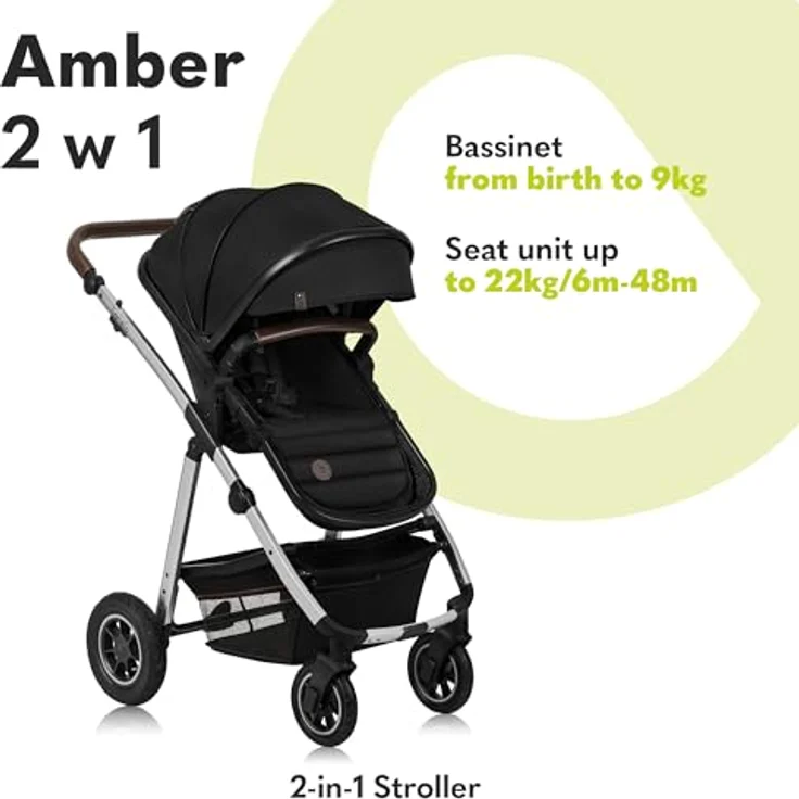Lionelo AMBER 2IN1 Kinderwagen, vielseitig einsetzbar und hochwertig verarbeitet – Bild 2