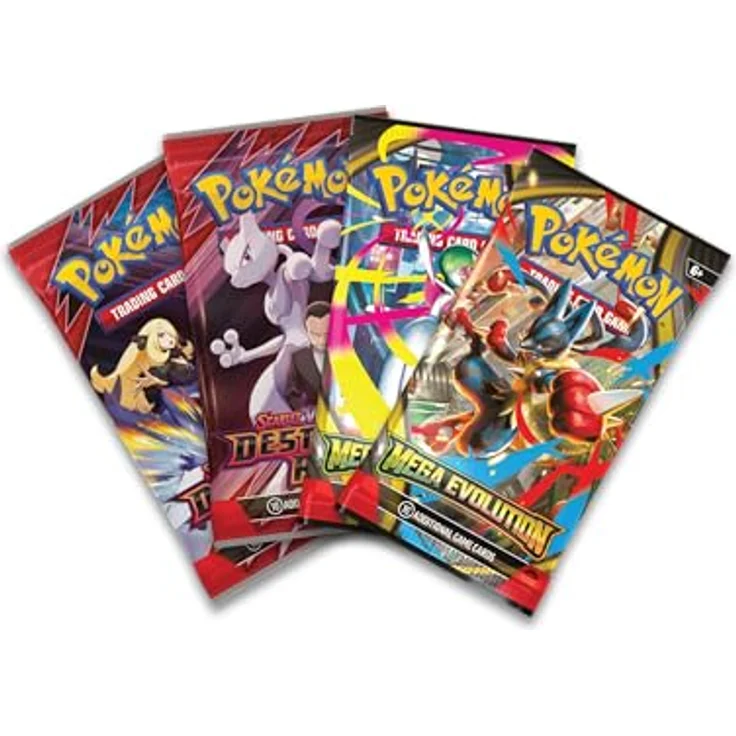 The Pokemon Company Pokémon TCG: Trainers Toolkit 2025, umfassendes Deckbau-Set mit 50+ Karten, inkl. 4 Booster-Packs, Strategieanleitung und Spielzubehör – Bild 3