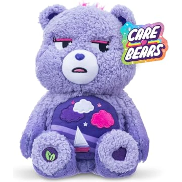 Troetelbeertjes Care Bears Kuscheltier Stormy Heart, 35cm Plüschspielzeug mit detailliertem Belly Badge-Design – Bild 2