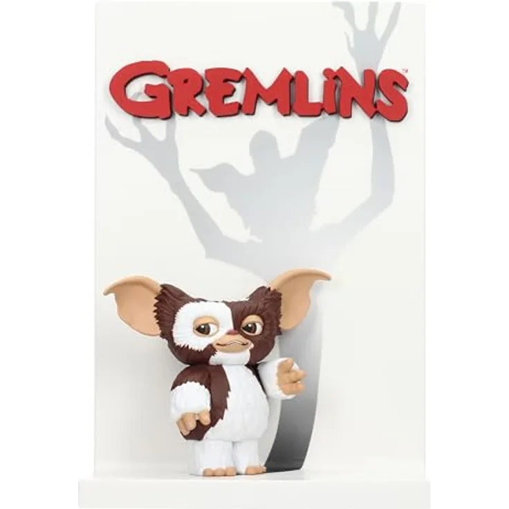 SD Toys Gremlins - Gizmo, detailreiche 3D-Figur mit original Filmplakat, Höhe 25 cm