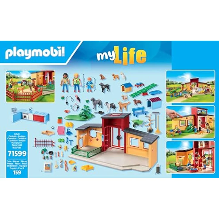 Playmobil® Konstruktions-Spielset Tierhotel 'Pfötchen' (71599), My Life, 50 Jahre, (159 St), Made in Europe - Preisvergleich – Bild 5