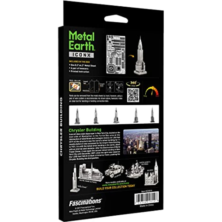 Metal Earth: Iconx Chrysler Building – Bild 4