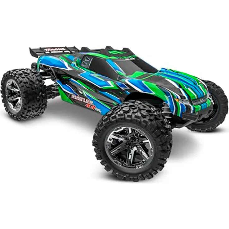 Traxxas Rustler 4X4 VXL Brushless, ferngesteuertes Auto mit Extreme Heavy Duty Upgrade Kit – Bild 1