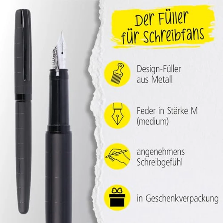 Online Pen Eleganza Schreib-Set, Metallgehäuse, inklusive Echt-Lederetui – Bild 3