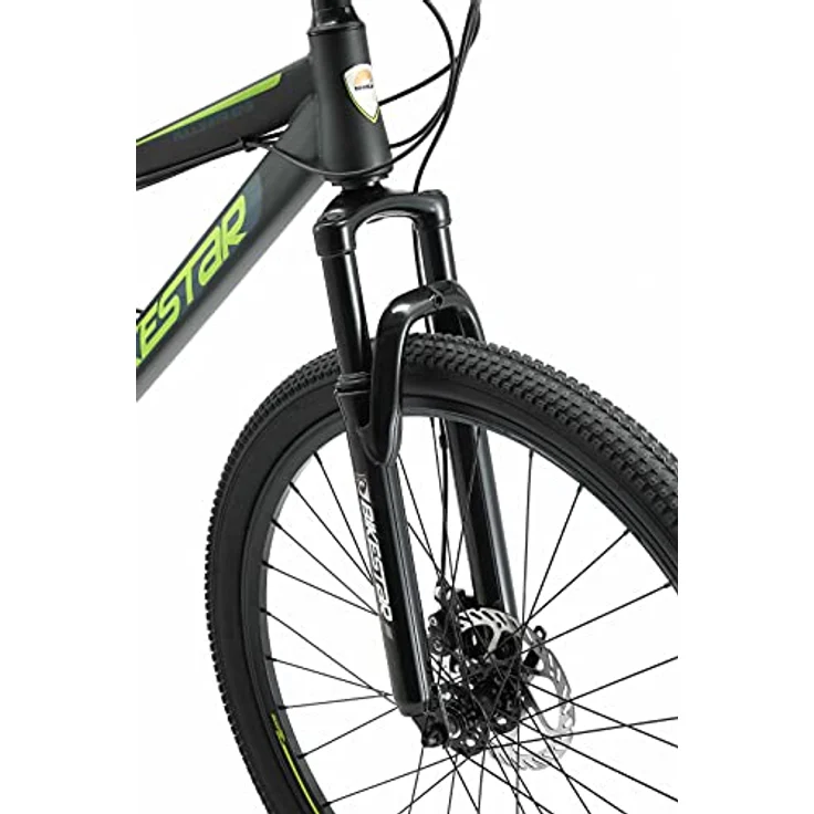 BIKESTAR Fully Mountainbike 27,5 Zoll | 17 Zoll Rahmen, 21 Gang Shimano Schaltung, Scheibenbremse | Schwarz – Bild 7