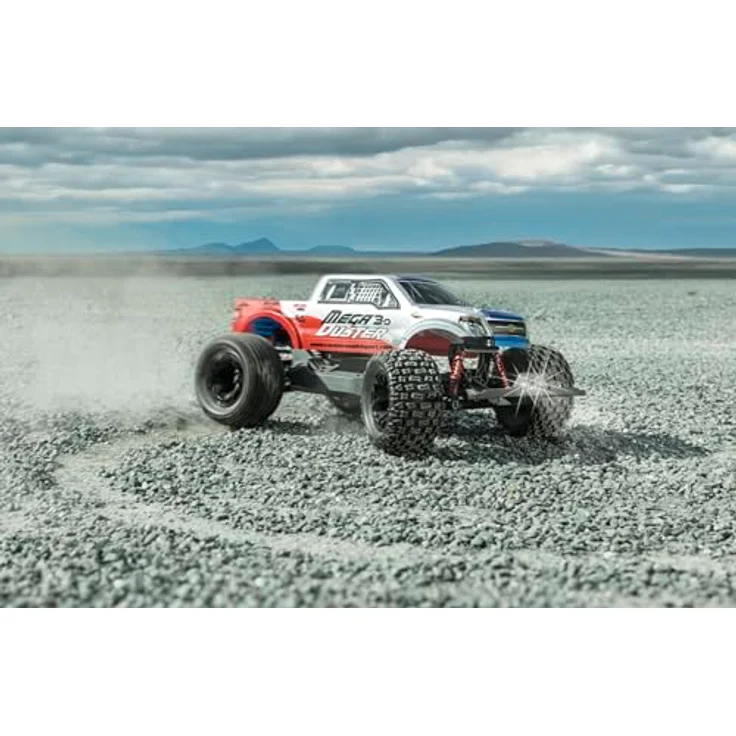 Carson 500404292 1:10 Mega Duster 3.0 2.4G 100% RTR Offroad Truggy, inkl. Batterien, LED-Scheinwerfer, langanhaltender Fahrspaß – Bild 4