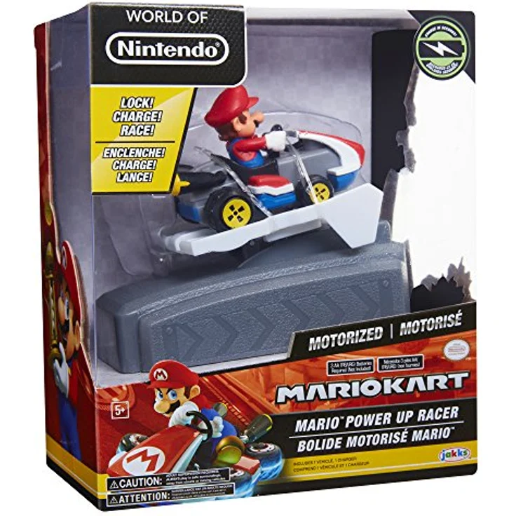 Jakks Mario Kart Racers - Mario Power Up Racer, Spielzeugauto für Kindern ab 5 Jahren – Bild 8