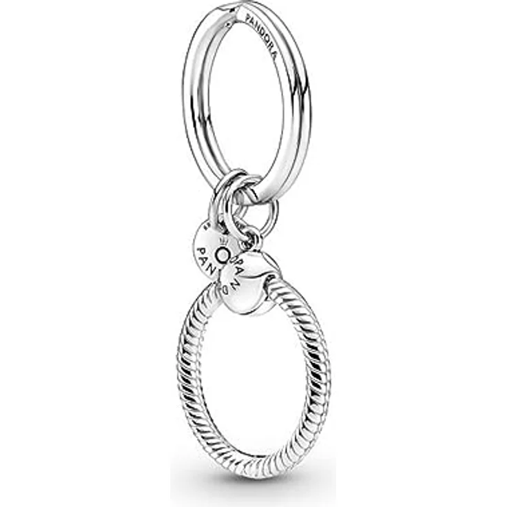PANDORA Anhänger "Charm Schlüsselanhänger" silber 399566C00 – Bild 1