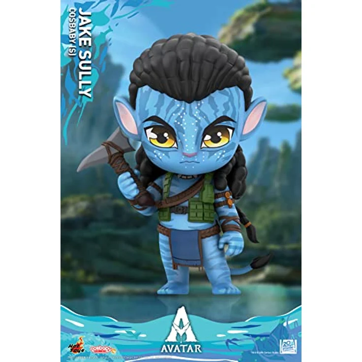 Hot Toys Avatar: The Way of Water Cosbaby (S) Minifigur Jake, 10 cm große Sammelfigur in Fensterbox-Verpackung – Bild 2