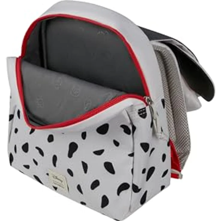 Samsonite Happy Sammies Disney - Kinderrucksack S, 27.5 cm, 7.5 L, Mehrfarbig (Dalmatian Patch) mit ergonomischen Rucksackriemen und reflektierenden Streifen, recyceltes Material – Bild 5