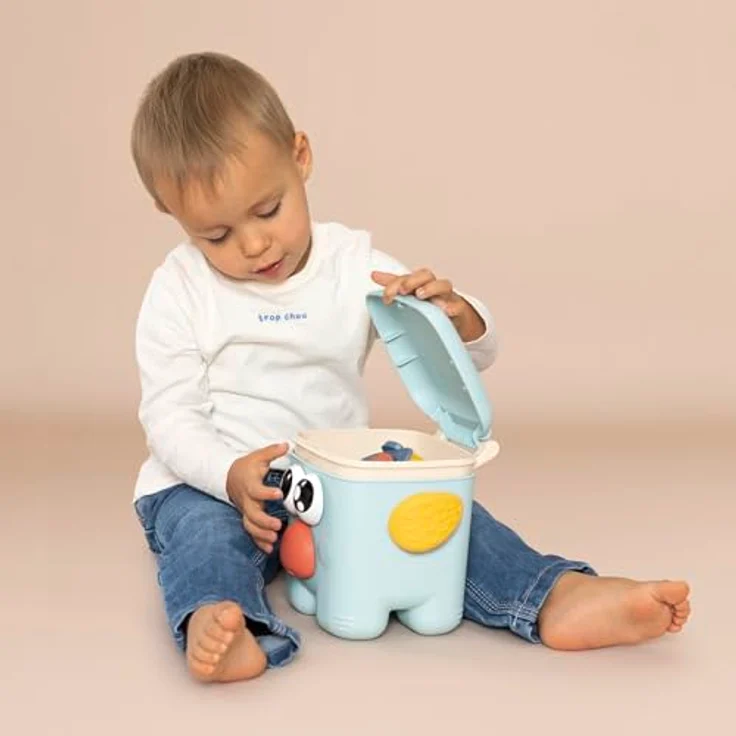 Smoby Little Smoby Steckspiel Kaboom Cube, buntes Steckspielzeug für Kleinkinder, fördert motorische Fähigkeiten, Made in Europe – Bild 5