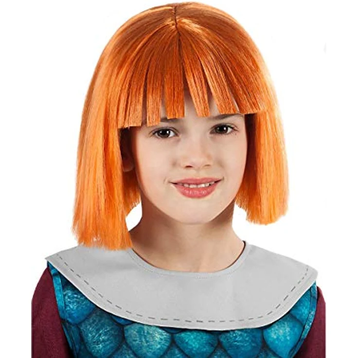 Maskworld Wickie der schlaue Wikinger-Junge - Kinder-Kostüm mit Perücke und Helm - 6-teilig - Lilafarbene Tunika - Karneval-Verkleidung (110-116) – Bild 5