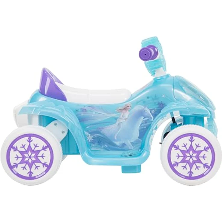 Huffy Disney Frozen Luftblasen Quad, 7.2V Elektrofahrzeug mit Seifenblasengenerator und Disney Motiv, Geschwindkeit bis 2,5 km/h – Bild 3