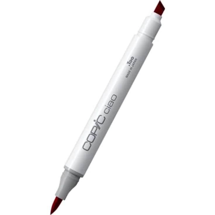 COPIC® Ciao R59 Layoutmarker, roter Filzstift mit Keil- und Pinselspitze, nachfüllbar, geruchsarm, schnell trocknend – Bild 1