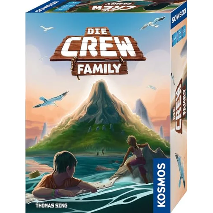Kosmos Die Crew Family, kooperatives Kartenspiel ab 8 Jahren für 3-5 Spieler, fesselnde Missionen – Bild 1