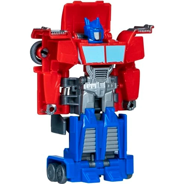 Transformers EarthSpark 1-Step Smash Changers Optimus Prime, 10 cm große Action-Figur, verwandelbar zwischen Roboter und Truck – Bild 1