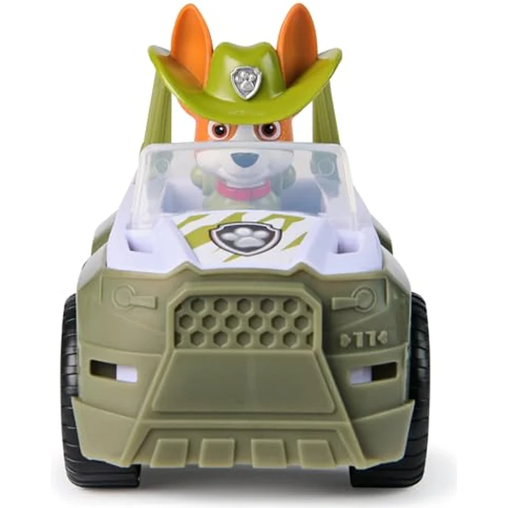 Spin Master PAW Patrol Spielzeug-Auto Tracker, Dschungel-Jeep aus recyceltem Material mit Spielfigur, ca. 7 cm – Bild 5