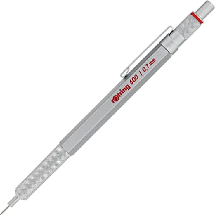 Rotring 600, Druckbleistift mit Vollmetallgehäuse, 0.70 mm, HB, sechskantschaft – Bild 1