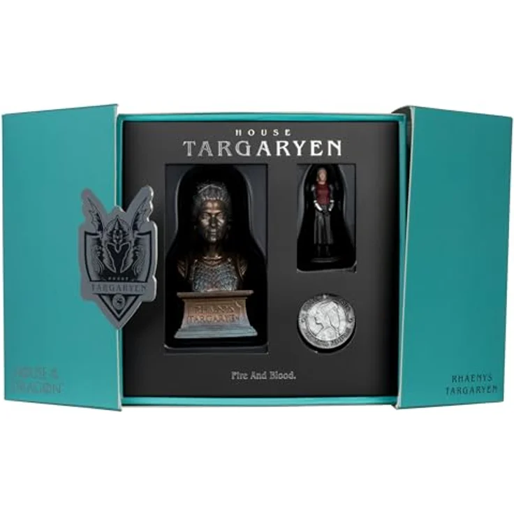 McFarlane Toys House of the Dragon Collector Box Rhaenys Targaryen, Sammelfiguren-Set mit Mini-Figur, Charakterbüste und Echtheitszertifikat – Bild 4
