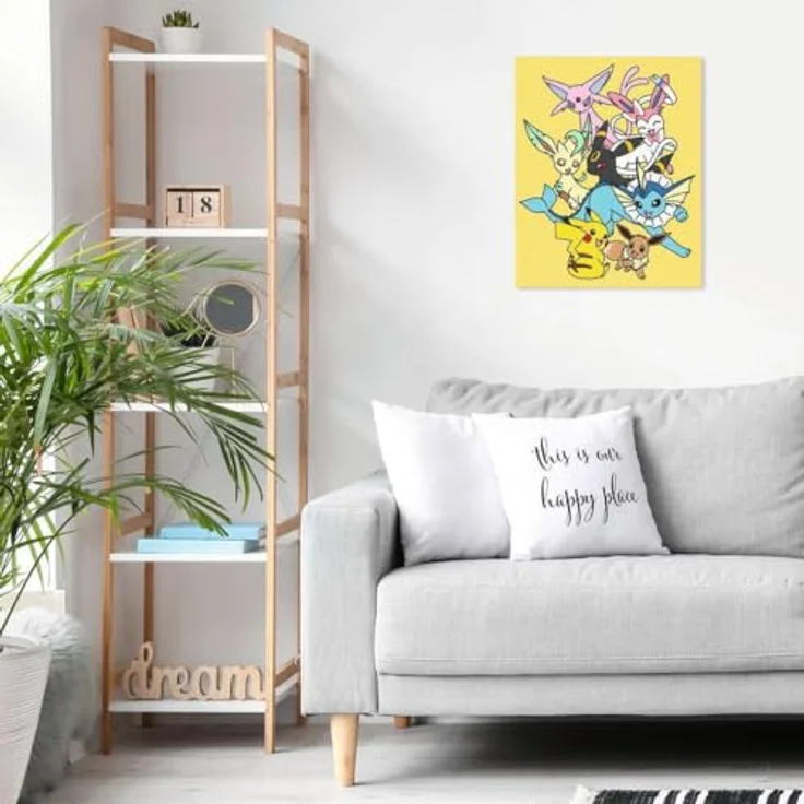 Ravensburger CreArt Malen nach Zahlen, Pokémon - Eevee Evolutions, für Erwachsene, inklusive Acrylfarben, Made in Europe – Bild 6