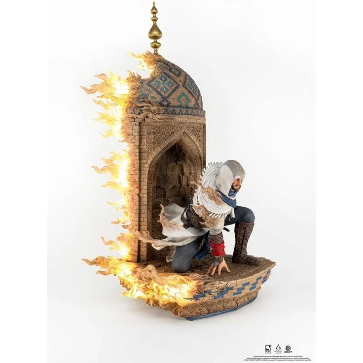 Pure Arts Assassin's Creed Statuette 1/4 Animus Basim, 78 cm groß, limitierte Edition (2250 Stück) aus hochwertigem Resin