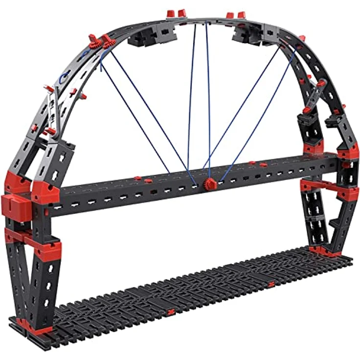 fischertechnik 564071 PROFI Statics-der Architektur Baukasten für Statik Grundlagen, Schwarz, 32 x 8 x 23 cm - Modellbau Zubehör für angehende Architekten und Ingenieure – Bild 3