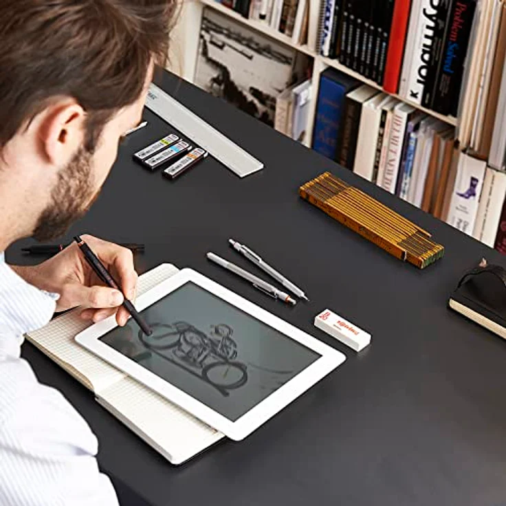 Rotring 800+ Hybrid, Feinminenstift und Touchscreen-Stylus mit Twist-&-Click Mechanismus, 0.50 mm, HB – Bild 8