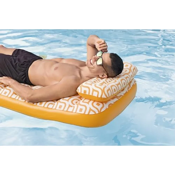 Bestway Luftmatratze Waterproof Deluxe, 183x84 cm, wasserfest, bunt, für Strand und Pool – Bild 8