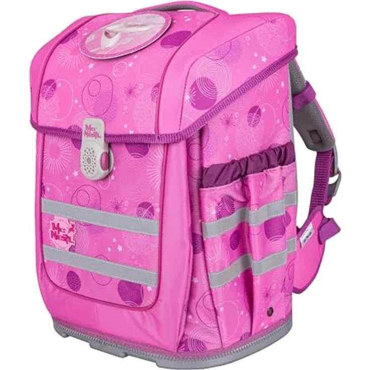 McNeill Schulranzen-Set COMPACTO, 5tlg., großer Stauraum, verstellbare Gurte, Kollektion 2024, PINKY – Bild 5