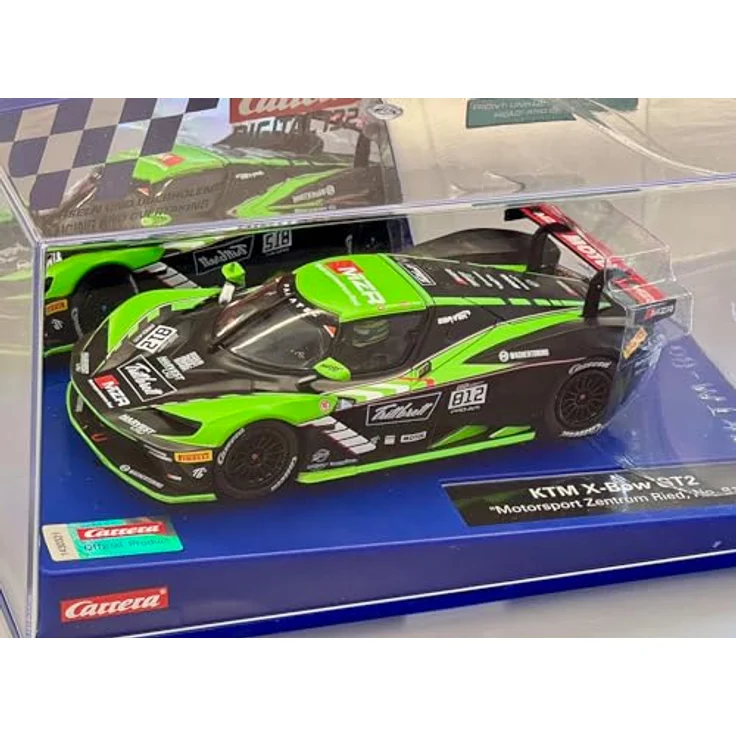 Carrera D132 KTM X-BOW GT2, Rennwagen No.812 für Slot-Racing, 27 cm lang, detailreiche Ausführung mit hochwertigem Lackfinish – Bild 3