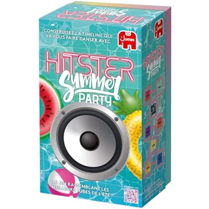 Hitster Sommerparty, Brettspiel für Erwachsene mit 308 Musikkarten, für 2 bis 10 Spieler ab 16 Jahren, chronologische Musikrätsel und QR-Code für Spotify – Bild 2